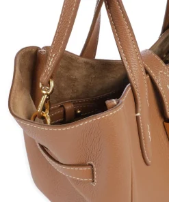 ID Collection Small Handtasche genarbtes Rindsleder braun