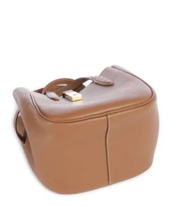 ID Collection Small Handtasche genarbtes Rindsleder braun