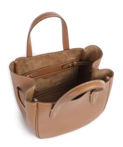 ID Collection Small Handtasche genarbtes Rindsleder braun