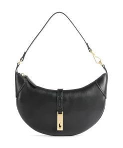 ID Collection Small Schultertasche fein genarbtes Rindsleder schwarz