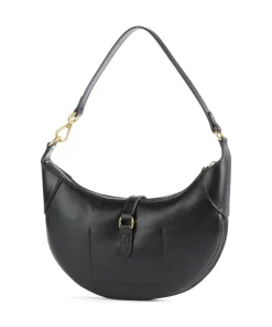 ID Collection Small Schultertasche fein genarbtes Rindsleder schwarz