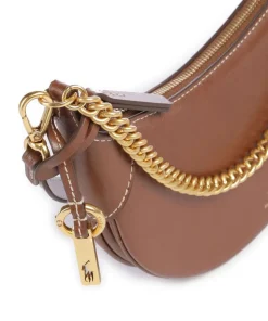 ID Collection Small Schultertasche fein genarbtes Rindsleder braun