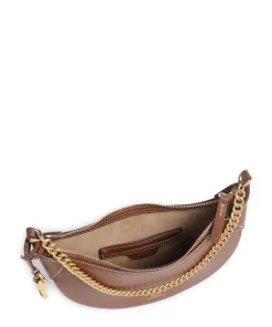 ID Collection Small Schultertasche fein genarbtes Rindsleder braun