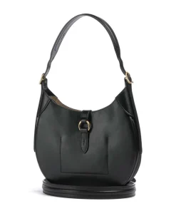 ID Collection Small Schultertasche fein genarbtes Rindsleder schwarz