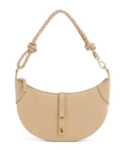 ID Collection Small Schultertasche genarbtes Rindsleder beige