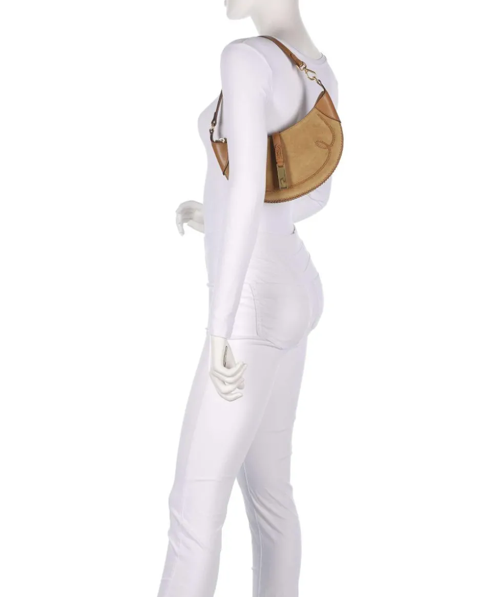 ID Collection Small Umhängetasche aufgerautes Rindsleder karamellbraun