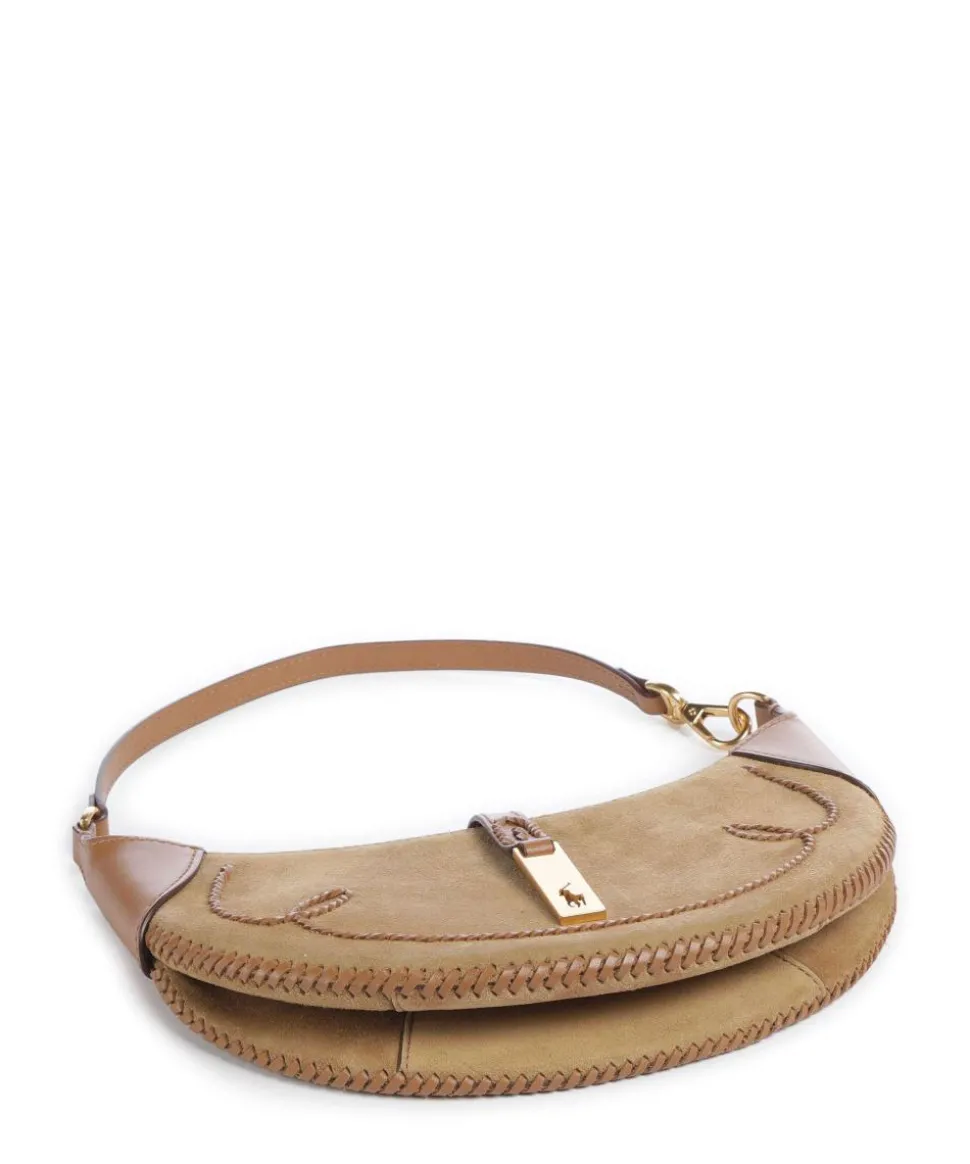 ID Collection Small Umhängetasche aufgerautes Rindsleder karamellbraun