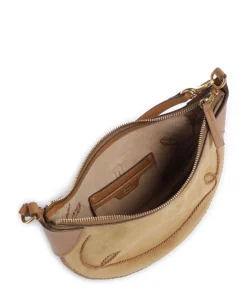 ID Collection Small Umhängetasche aufgerautes Rindsleder karamellbraun