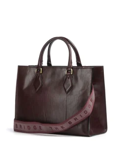 Ida Handtasche fein genarbtes Rindsleder bordeaux
