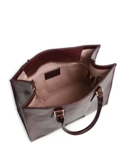Ida Handtasche fein genarbtes Rindsleder bordeaux