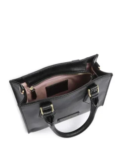 Ida Handtasche fein genarbtes Rindsleder schwarz