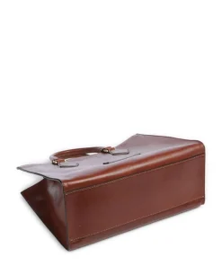 Ida Handtasche fein genarbtes Rindsleder braun