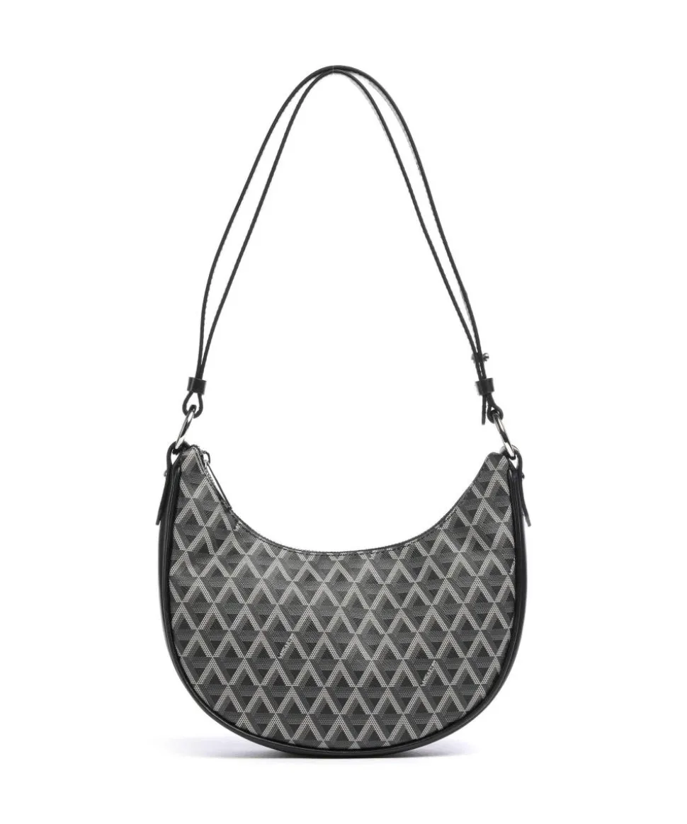 Ikon IT Schultertasche Lederimitat schwarz