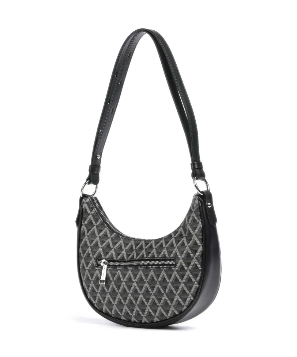 Ikon IT Schultertasche Lederimitat schwarz