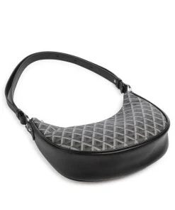 Ikon IT Schultertasche Lederimitat schwarz