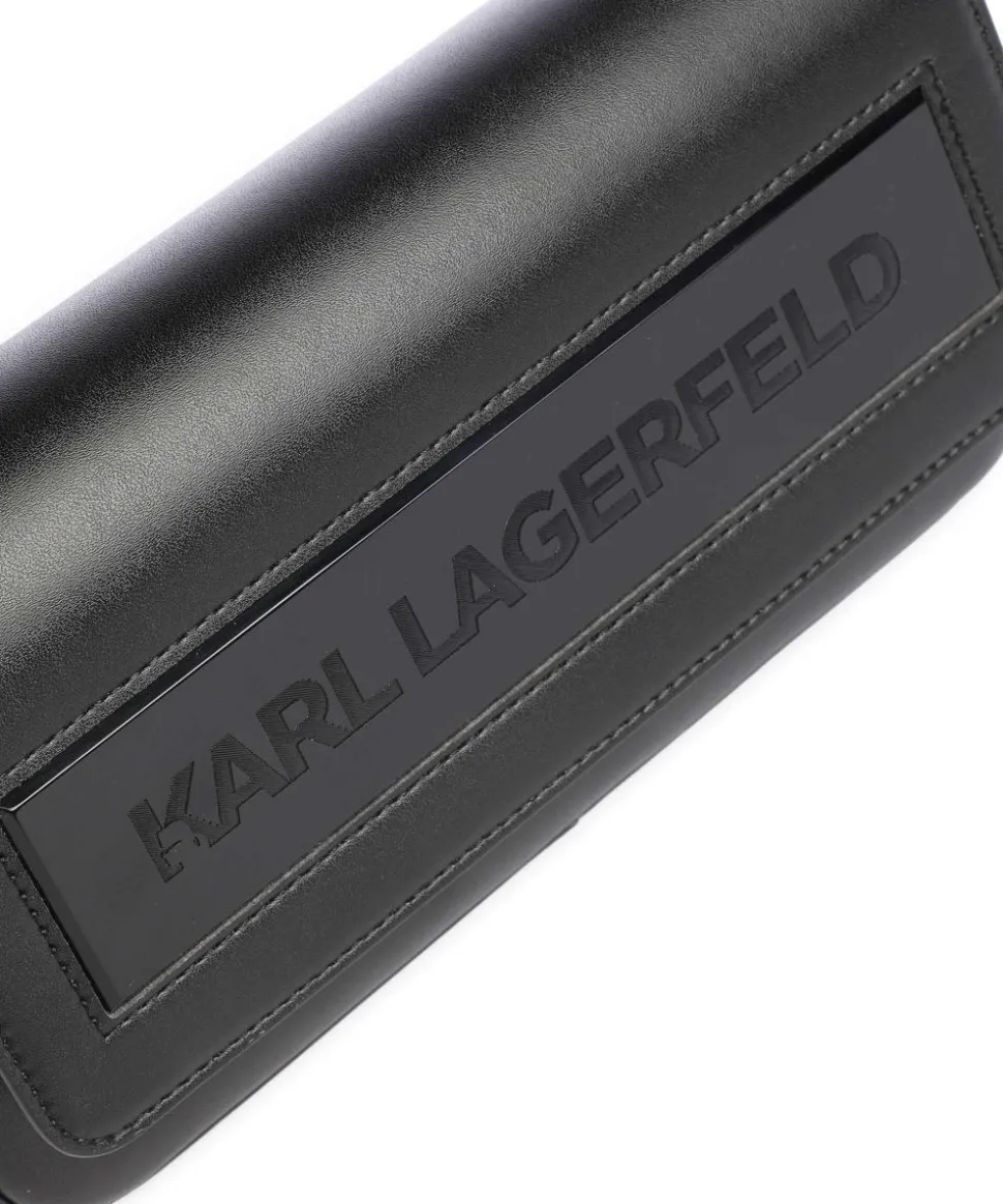 Ikon K Medium Schultertasche Lederimitat schwarz