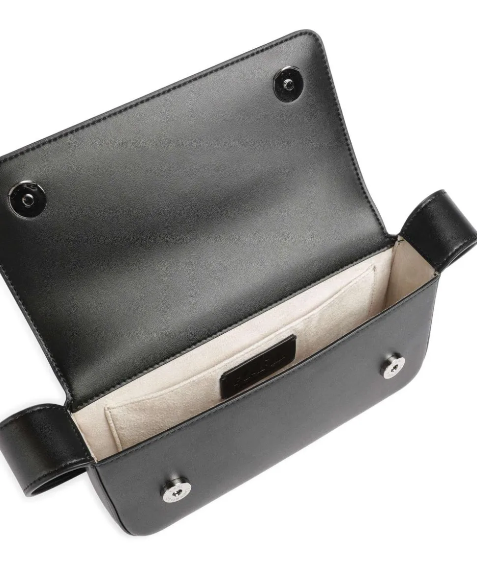 Ikon K Medium Schultertasche Lederimitat schwarz