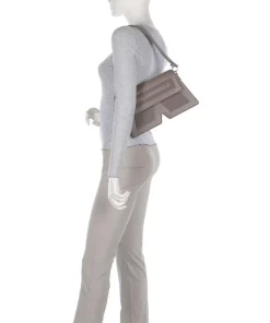 Ikon K Schultertasche recyceltes Leder, Polyurethane taupe