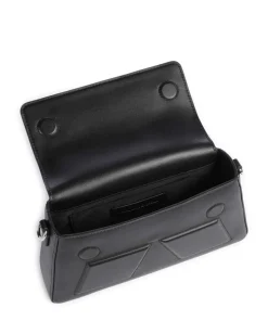 Ikon K Umhängetasche fein genarbtes Rindsleder schwarz