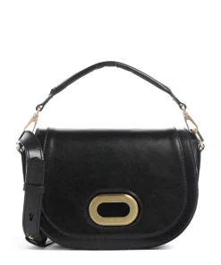 Ilaria Umhängetasche fein genarbtes Rindsleder schwarz