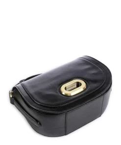 Ilaria Umhängetasche fein genarbtes Rindsleder schwarz