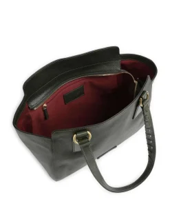 Ines Shopper genarbtes Rindsleder khaki