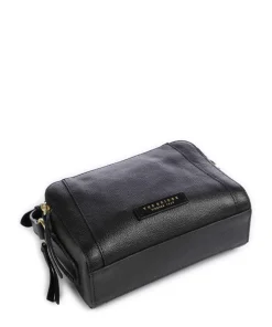 Ines Umhängetasche genarbtes Rindsleder schwarz