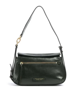 Ingrid Schultertasche fein genarbtes Rindsleder dunkelgrün