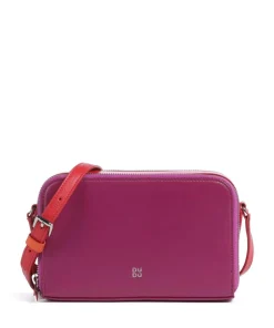 Inés Umhängetasche fein genarbtes Kalbsleder fuchsia