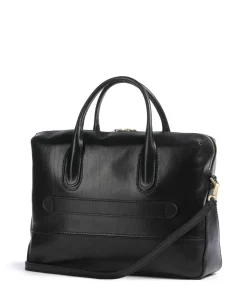 Iolanda Aktentasche 13″ fein genarbtes Rindsleder schwarz