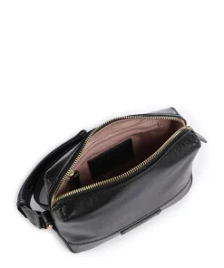 Iolanda Umhängetasche fein genarbtes Rindsleder schwarz