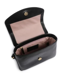 Iolanda Umhängetasche fein genarbtes Rindsleder schwarz