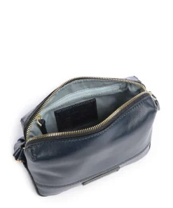 Iolanda Umhängetasche fein genarbtes Rindsleder dunkelblau