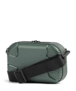 IP1 Mini Umhängetasche recyceltes Polypropylen dunkelgrün