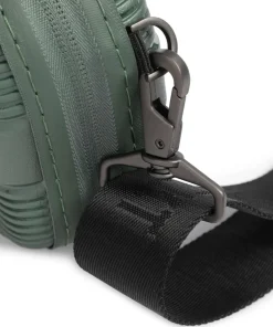 IP1 Mini Umhängetasche recyceltes Polypropylen dunkelgrün