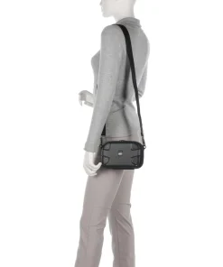 IP1 Mini Umhängetasche recyceltes Polypropylen schwarz