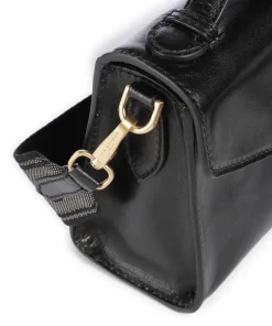 Irene Umhängetasche fein genarbtes Rindsleder schwarz