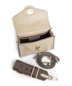 Irene Umhängetasche fein genarbtes Rindsleder beige