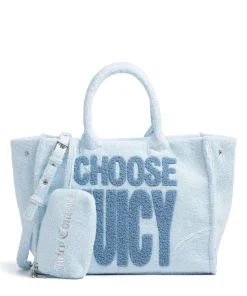 Iris Toweling M Handtasche Polyester, Baumwolle hellblau