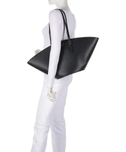 Isa Shopper fein genarbtes Leder schwarz