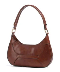 Isabella Schultertasche fein genarbtes Rindsleder braun