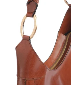 Isabella Shopper fein genarbtes Rindsleder braun