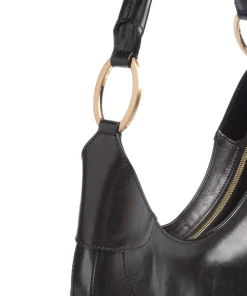 Isabella Shopper fein genarbtes Rindsleder schwarz