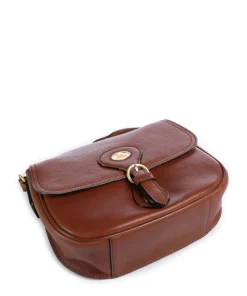 Isadora Umhängetasche fein genarbtes Rindsleder braun