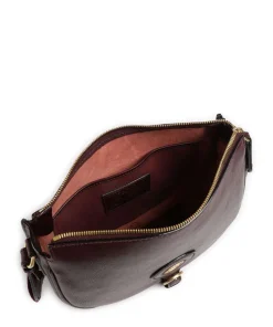 Isadora Umhängetasche genarbtes Rindsleder bordeaux