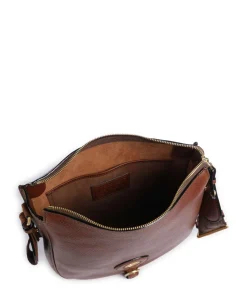 Isadora Umhängetasche genarbtes Rindsleder braun
