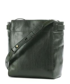 Isotta Umhängetasche fein genarbtes Rindsleder khaki