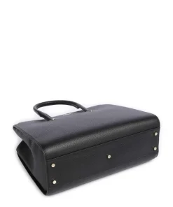 Ivy L Handtasche genarbtes Rindsleder schwarz