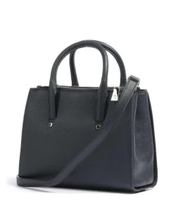 Ivy M Handtasche genarbtes Rindsleder navy