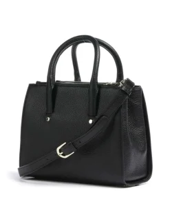 Ivy M Handtasche genarbtes Rindsleder schwarz